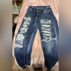 Skinny Jeans Size 0 American Eagle